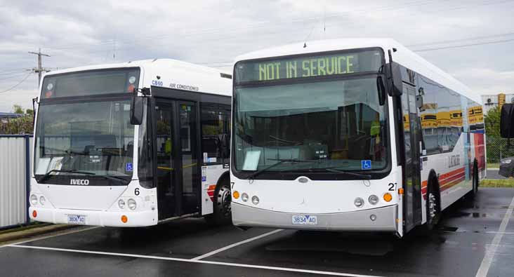 Latrobe Valley Iveco Metro C260 ABM CB60 6 & Mercedes OH1830LE Express 27